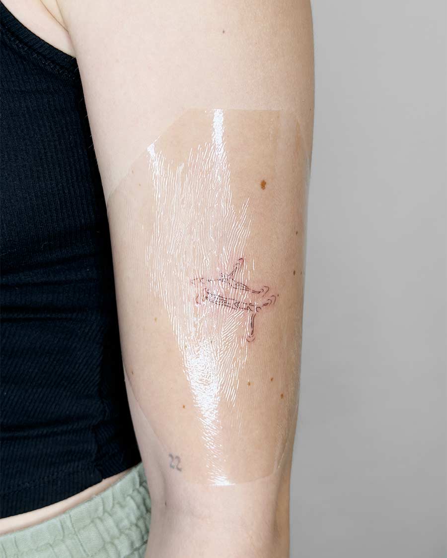 tattoo cover with second skin