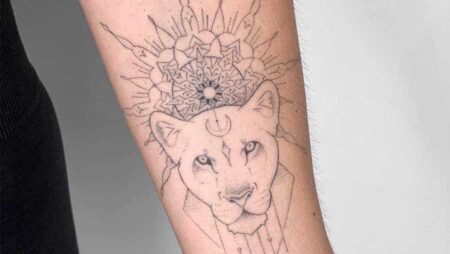 CAT, TIGER, LION, PANTHER, LEOPARD TATTOO GALLERY