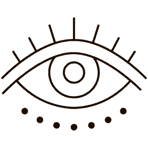 Third eye, intuition, intellect, light, vigilance, moral conscience, truth