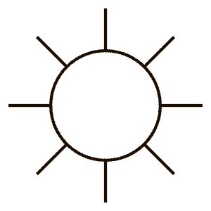 The Sun represents life, influence, and strength. It also symbolizes energy, will, and clarity