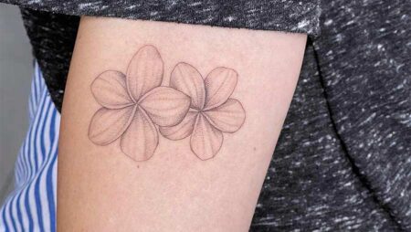 FRANGIPANI PLUMERIA & HIBISCUS TATTOO GALLERY