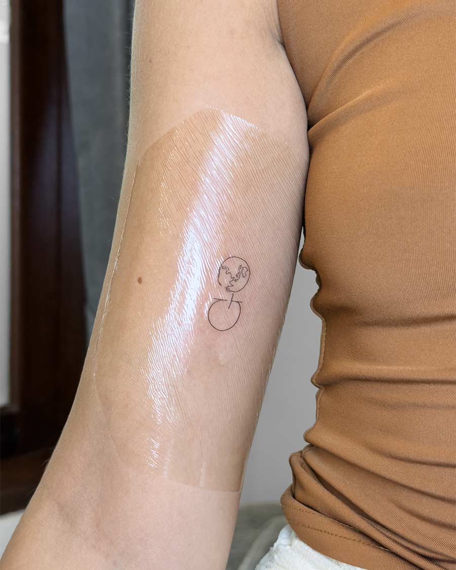 tattoo cover with second skin