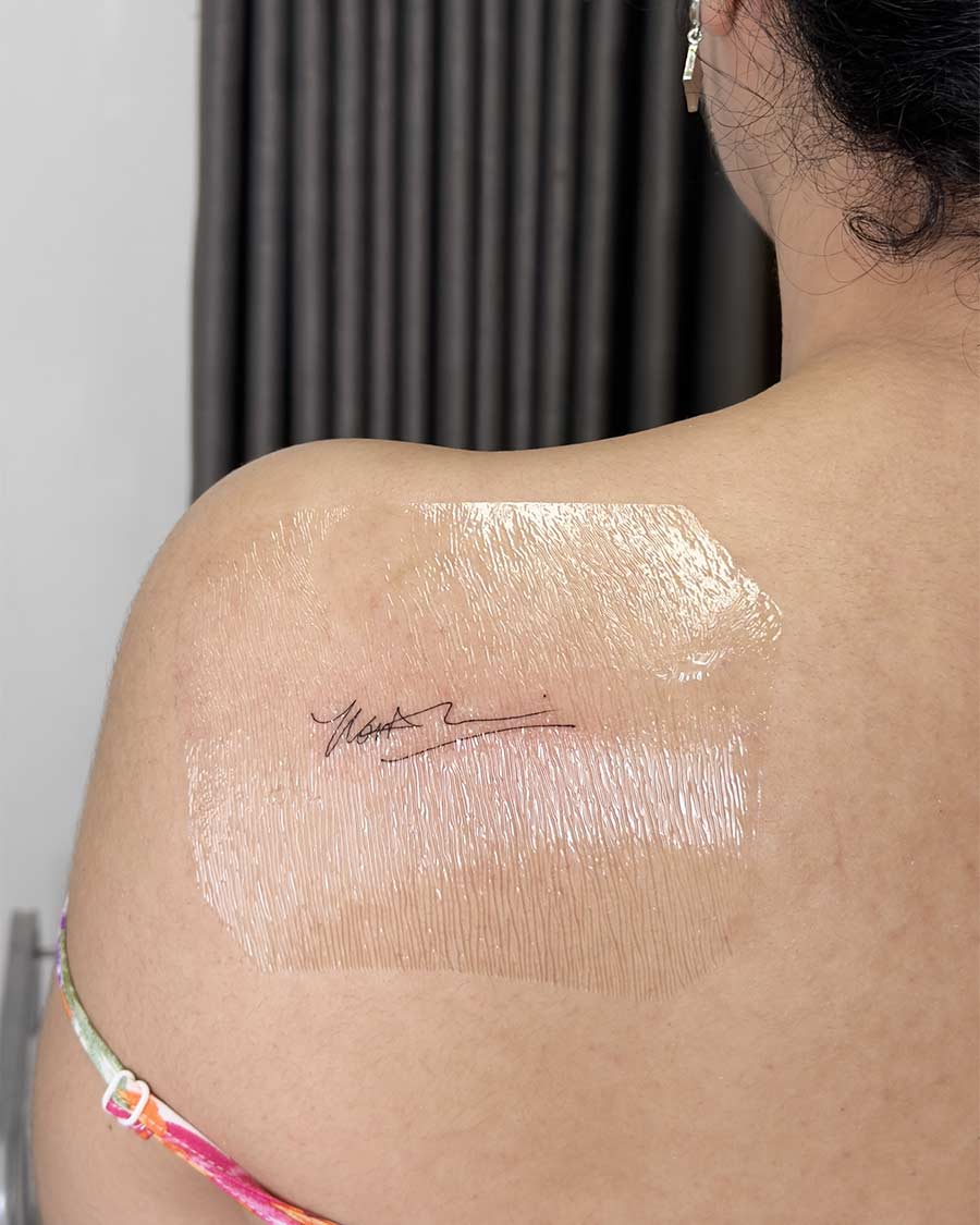 tattoo cover with second skin